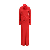 Magda Butrym Red Viscose Casual Dress