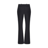 Alexander McQueen Black Acetate Flared Pants