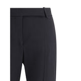 Alexander McQueen Black Acetate Flared Pants