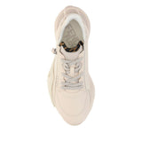 Fendi Beige Calf Leather Bos Taurus Athletic Sneakers