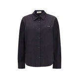 Miu Miu Black Cotton Dress Shirt