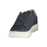 Gas Blue Polyurethane Men's Sneaker