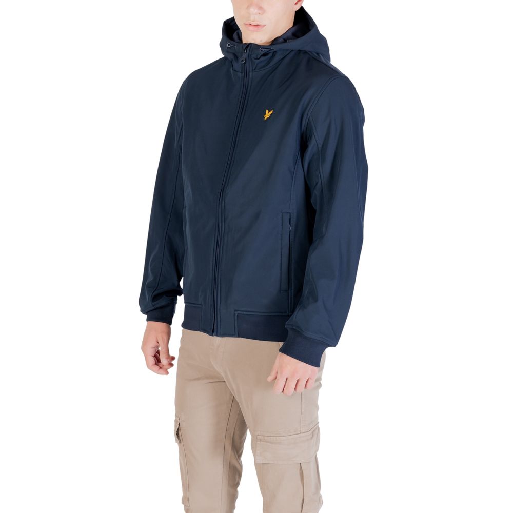 Lyle & Scott Blue Polyester Parka