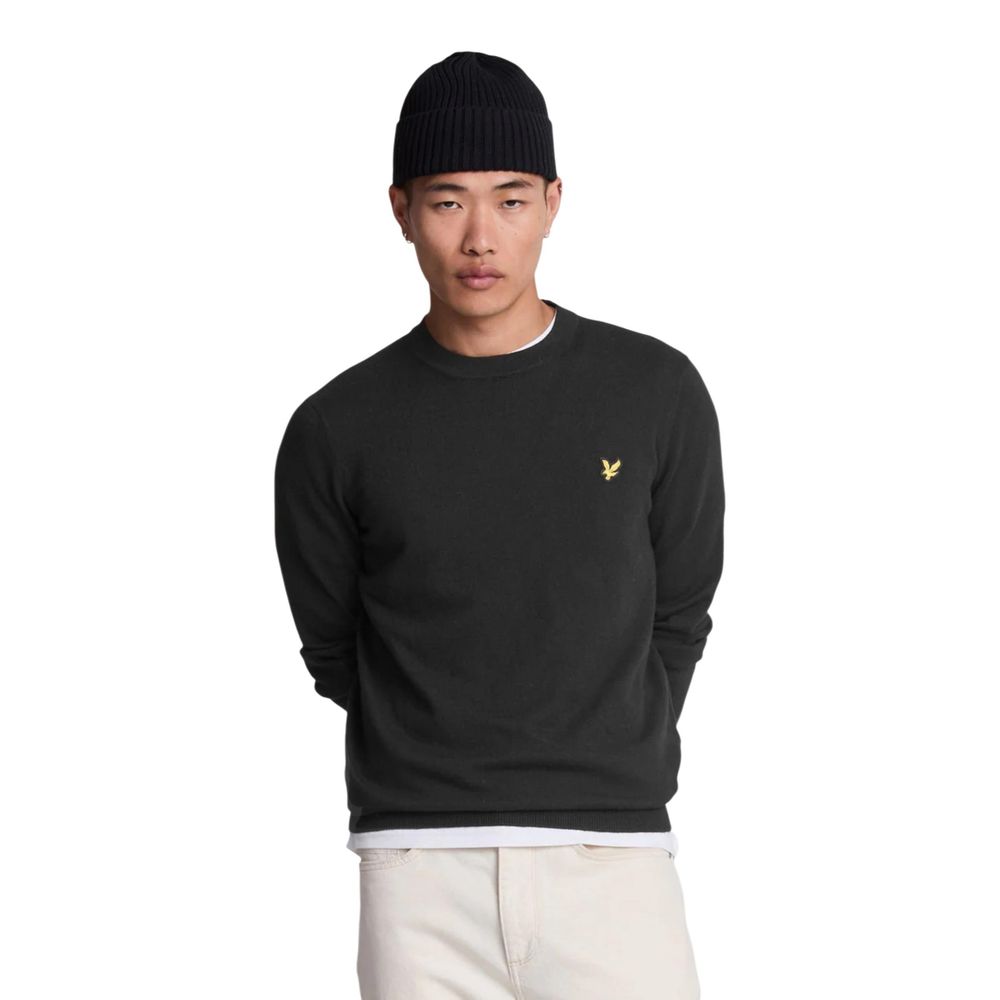Lyle & Scott Black Cotton Sweatshirt