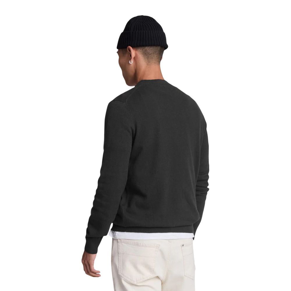 Lyle & Scott Black Cotton Sweatshirt
