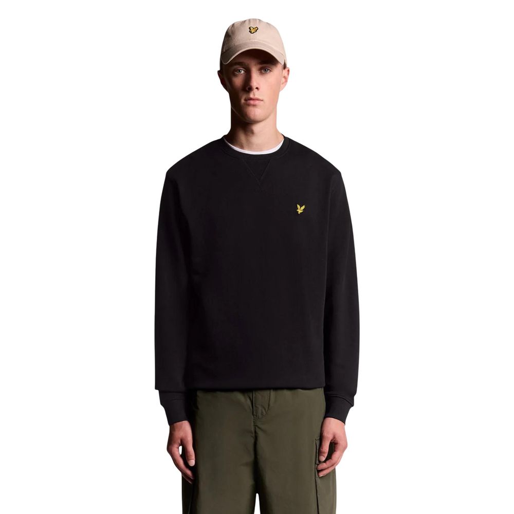 Lyle & Scott Black Cotton Sweatshirt
