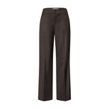 Street One Brown Polyester Casual Pants