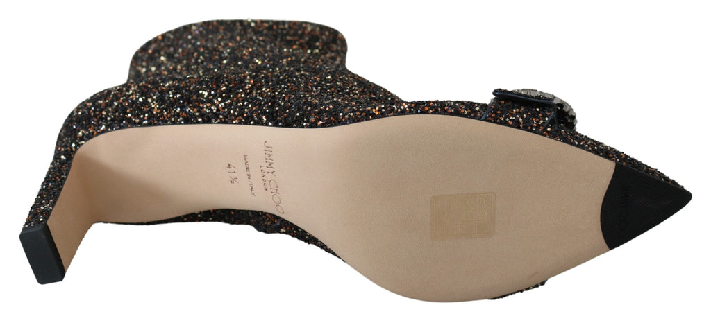 Amethyst Mix Hanover Heeled Glitter Boots – IOTOTOI