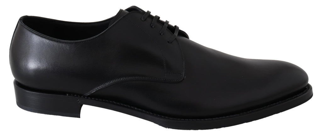 Scarpe eleganti Derby in pelle nera