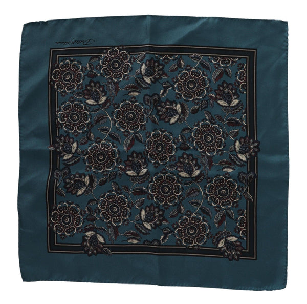 Elegant Floral Silk Pocket Square