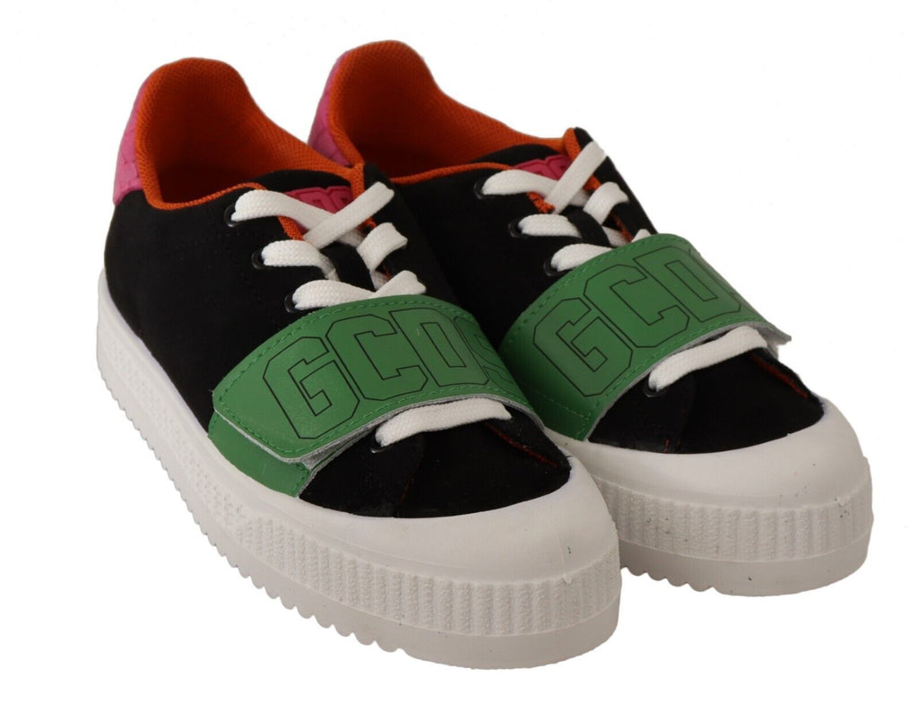 Eleganti scarpe da ginnastica basse multicolore con lacci