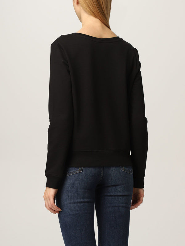 Maglione da donna in cotone nero