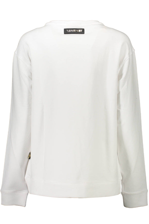 Maglione da donna in cotone bianco