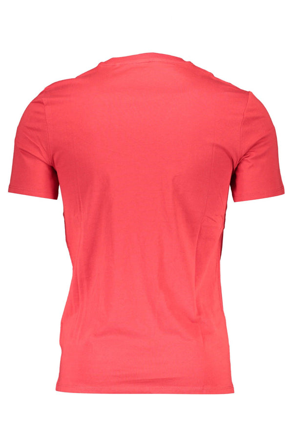 Red Cotton Men T-Shirt