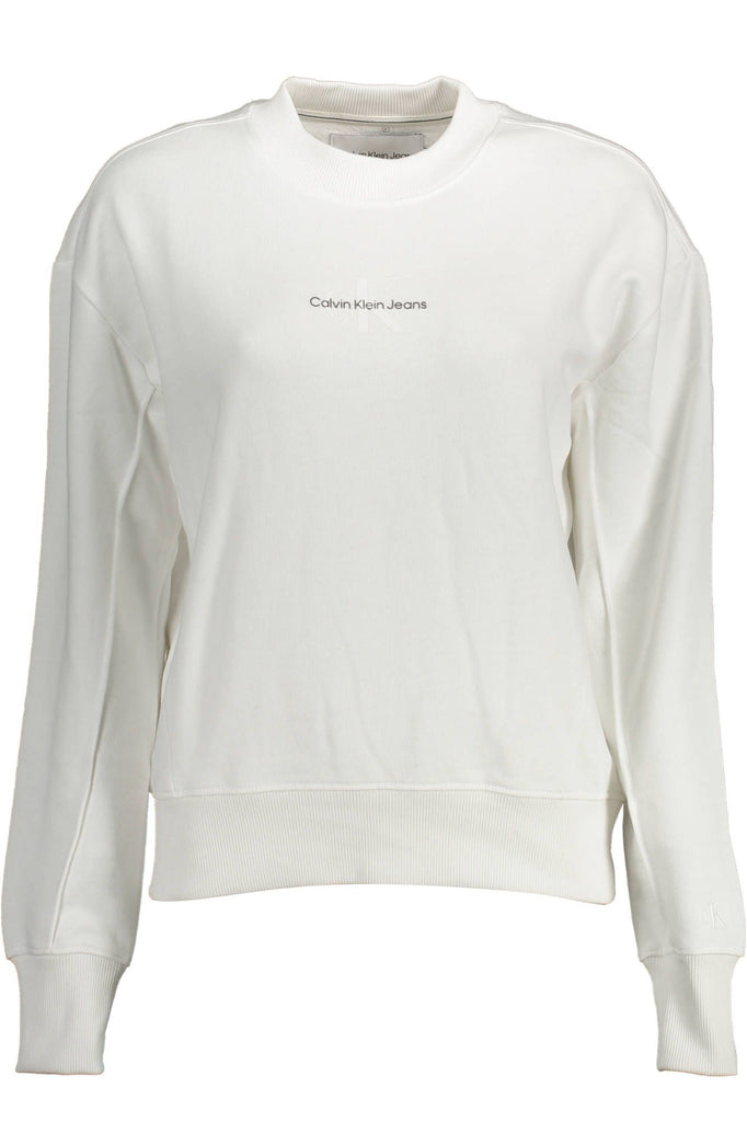 Maglione da donna in cotone bianco