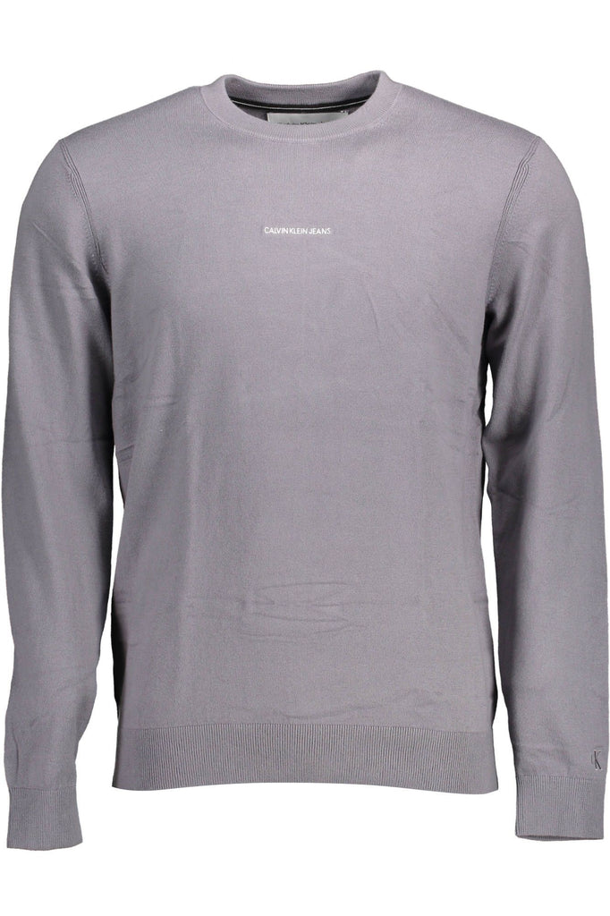 Maglione da uomo in cotone grigio