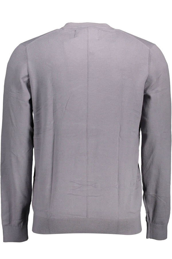 Maglione da uomo in cotone grigio