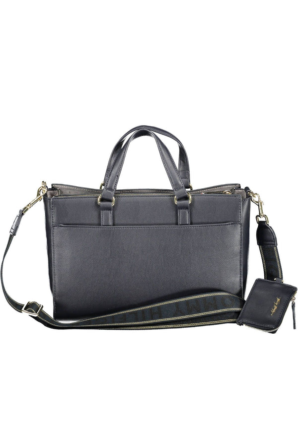 Blue Polyethylene Women Handbag