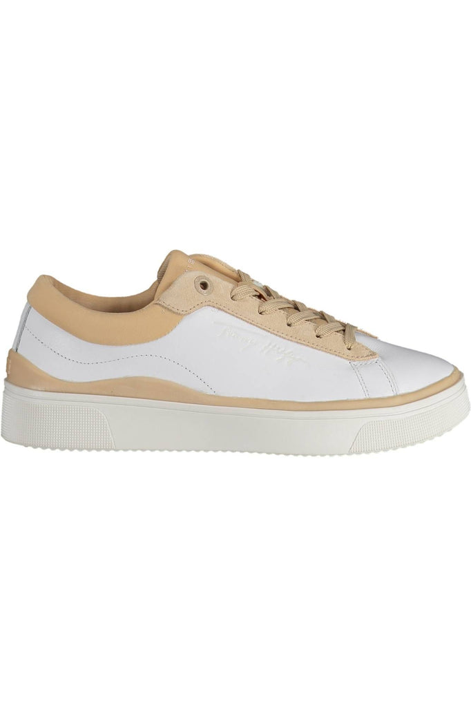 Sneaker donna in pelle bianca