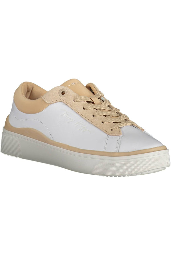 Sneaker donna in pelle bianca