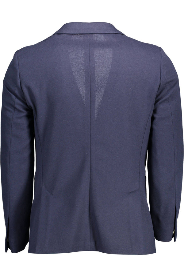 Elegant Slim Fit Blue Jacket