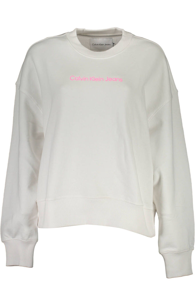 Maglione da donna in cotone bianco