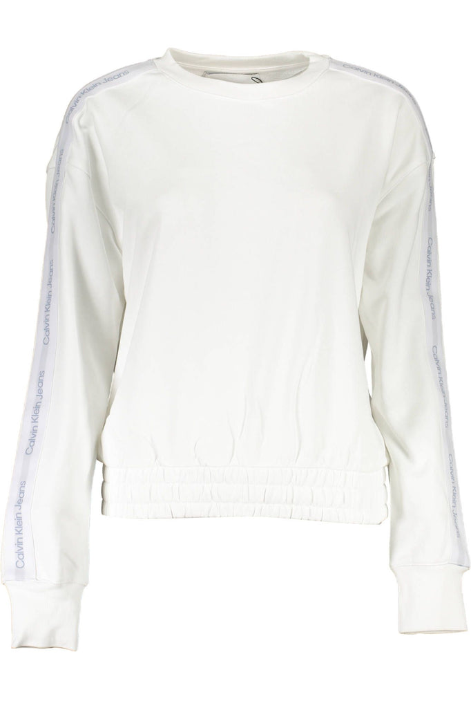 Maglione da donna in cotone bianco