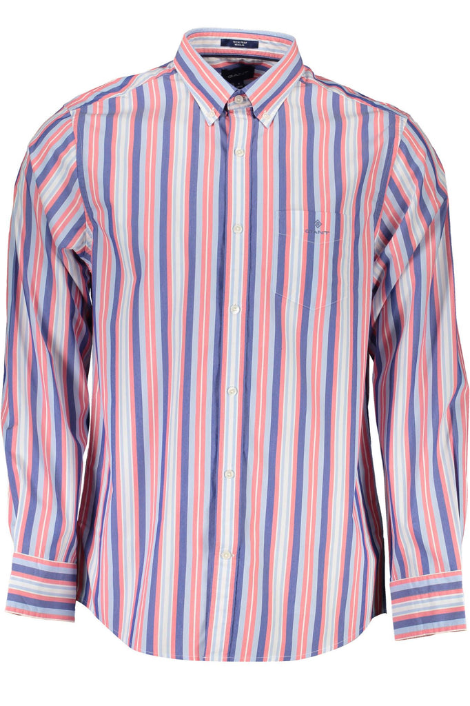 Camicia da uomo in cotone rosa