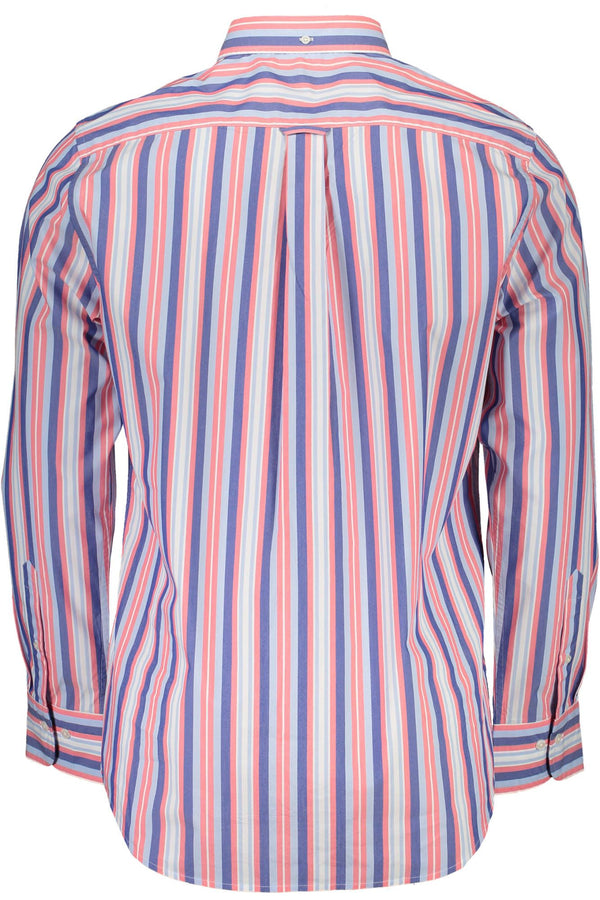 Camicia da uomo in cotone rosa