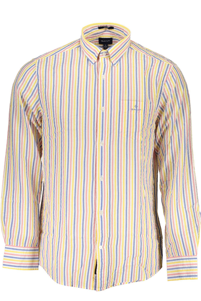 Camicia da uomo in cotone bianco