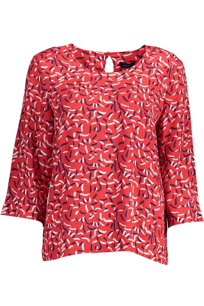 Red Viscose Women Sweater