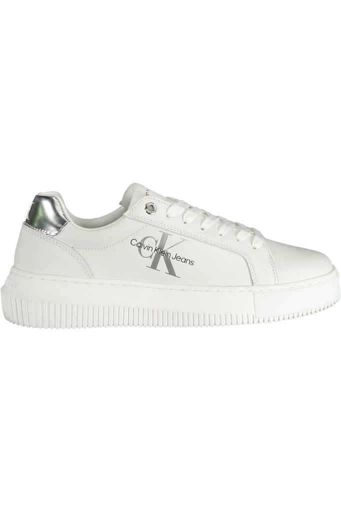 Sneaker donna in pelle bianca