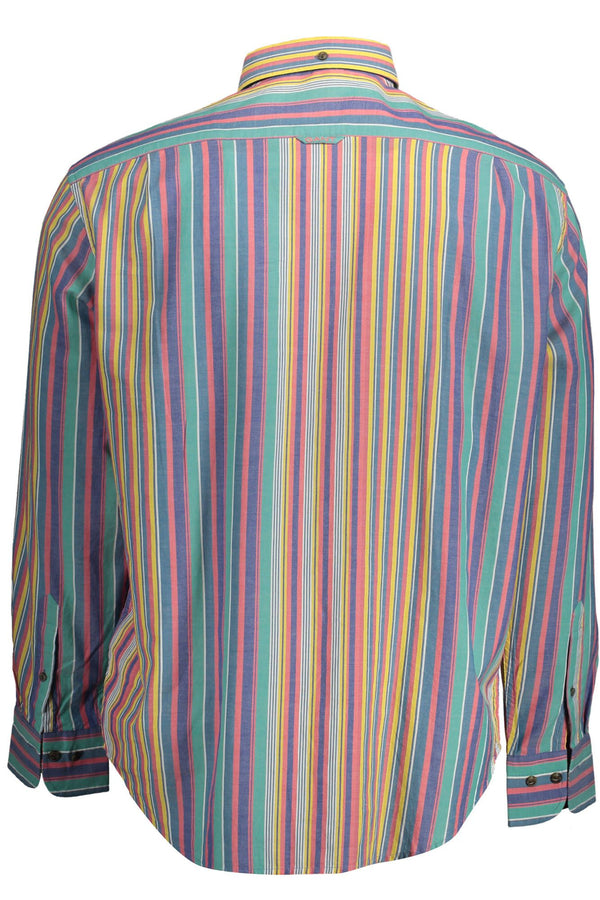 Camicia da uomo in cotone azzurro