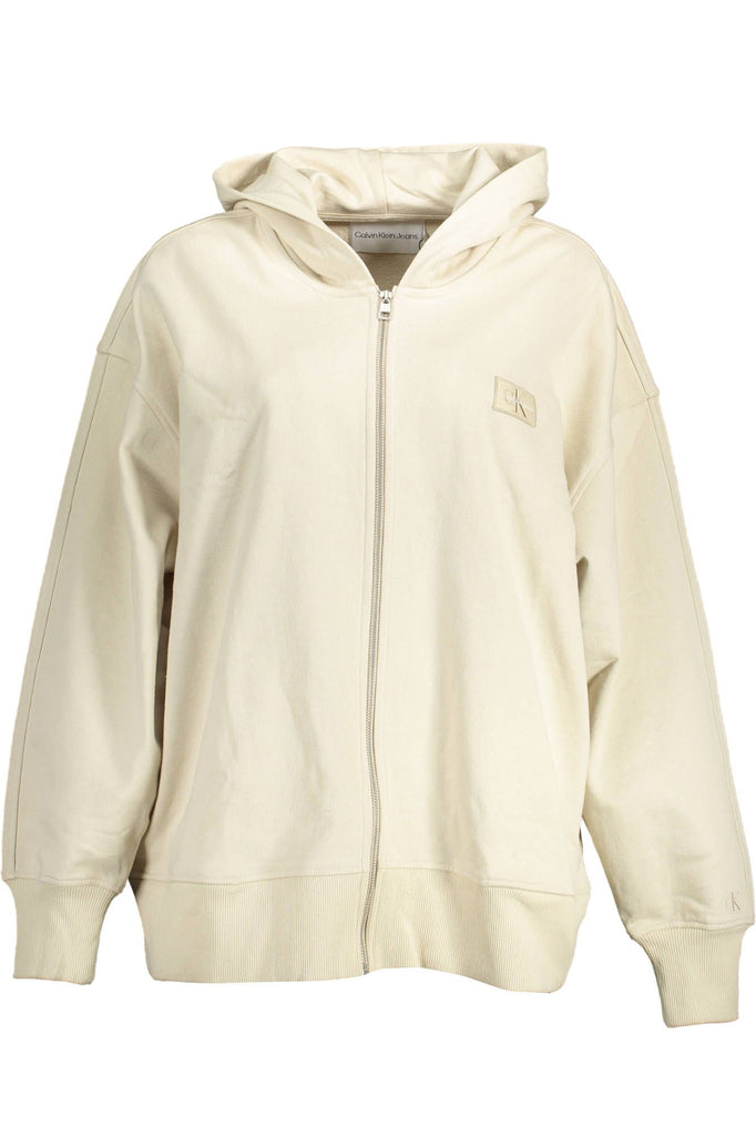 Maglione da donna in cotone beige