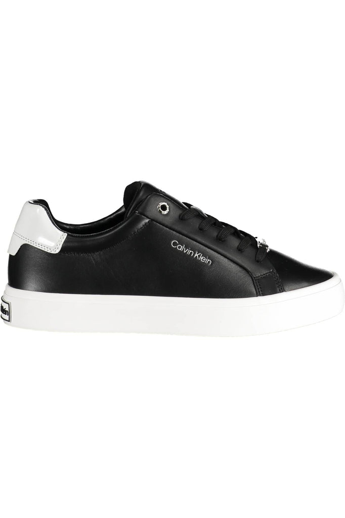 Sneaker donna in pelle nera