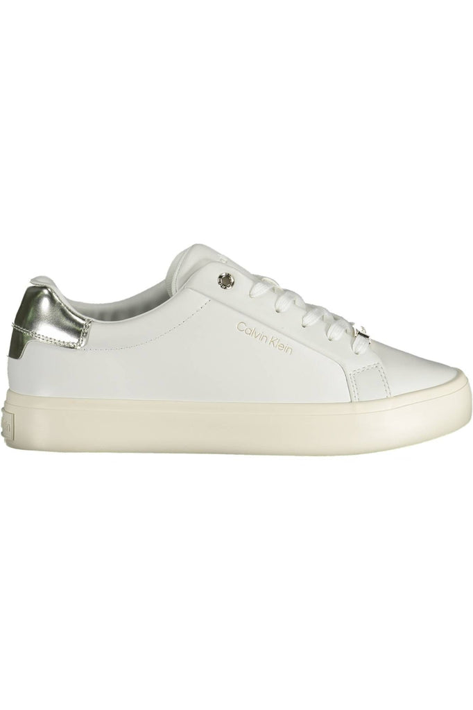 Sneaker donna in pelle bianca