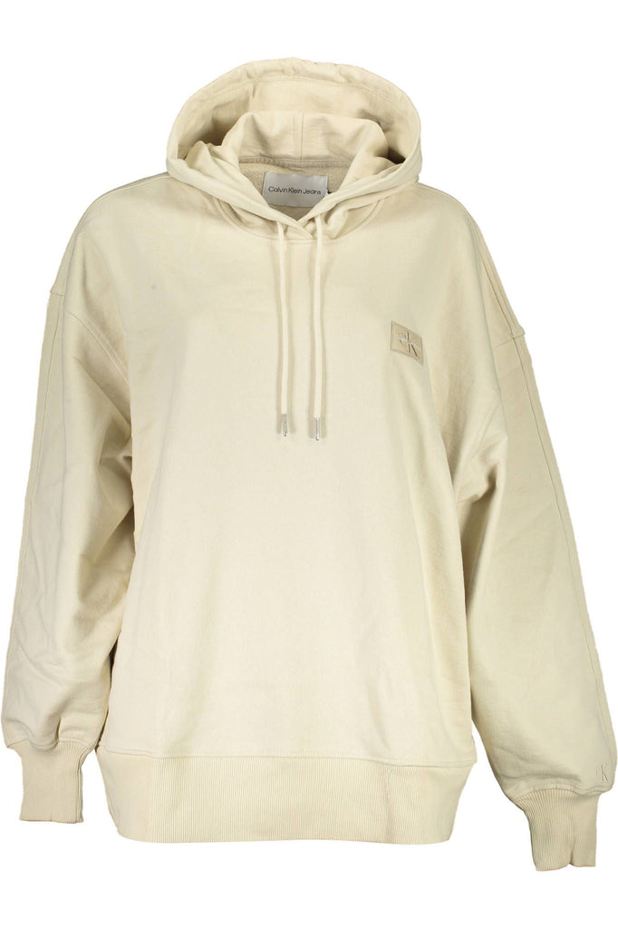 Maglione da donna in cotone beige