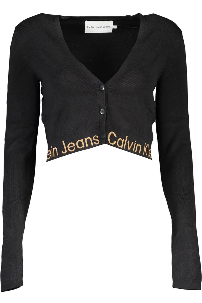 Black Lyocell Women Cardigan