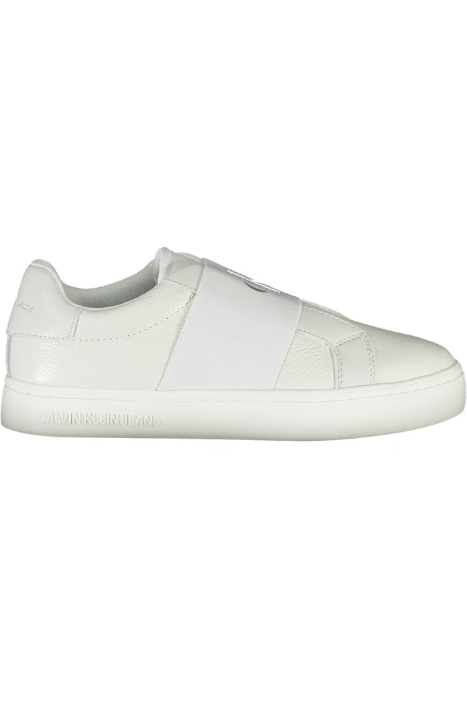 Sneaker donna in pelle bianca