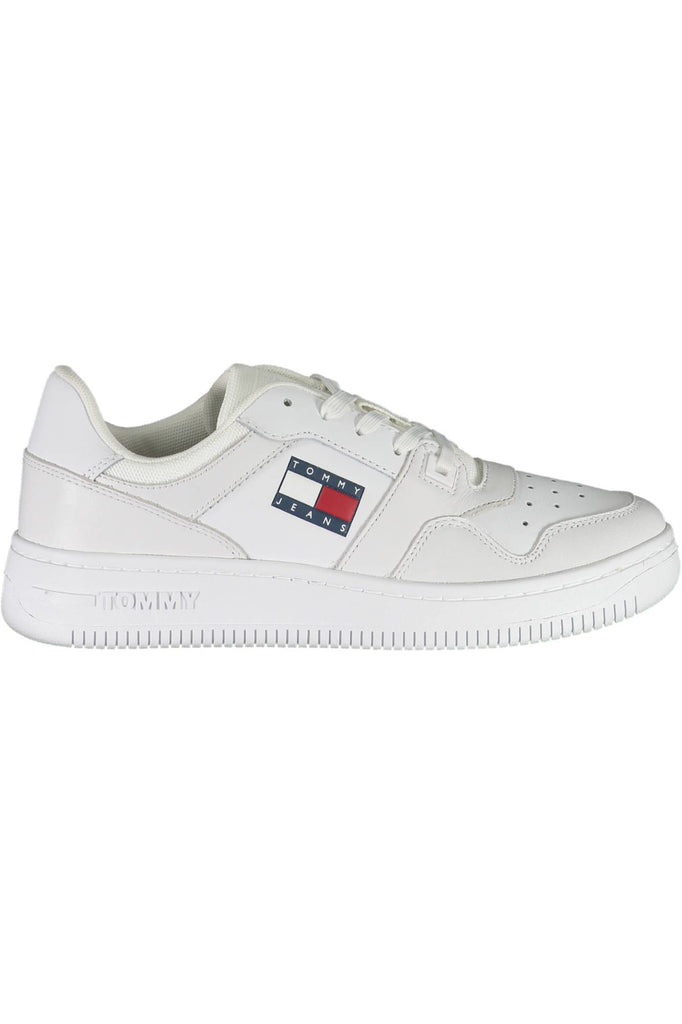 Sneaker donna in poliestere bianco