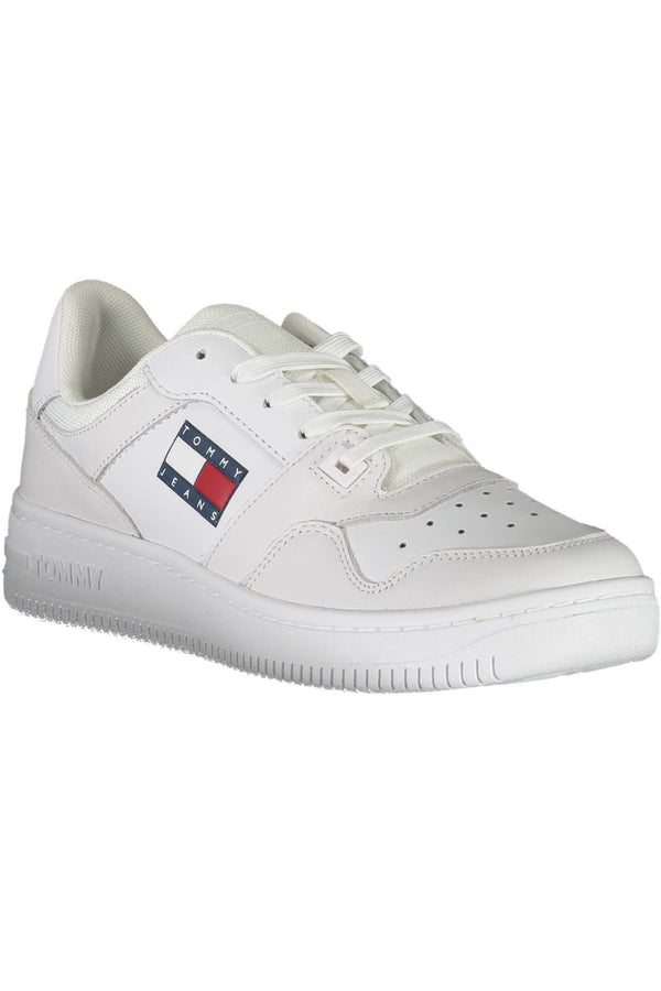 Sneaker donna in poliestere bianco