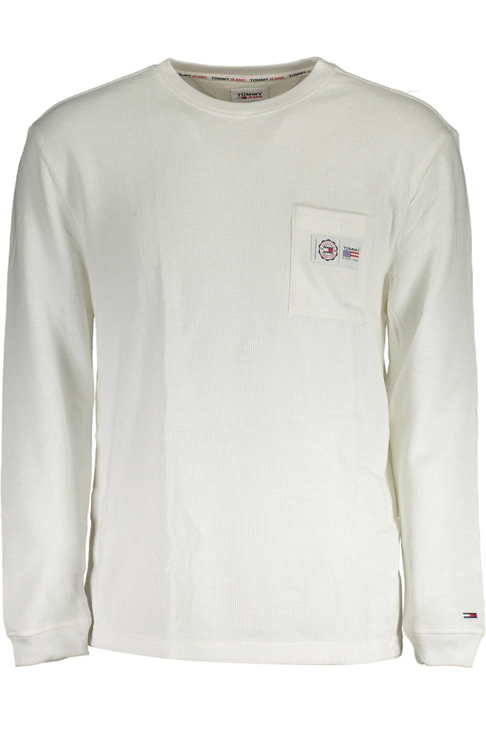 Maglione da uomo in cotone bianco