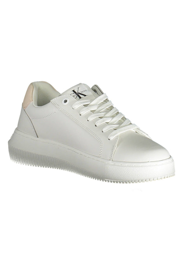 Sneaker donna in pelle bianca