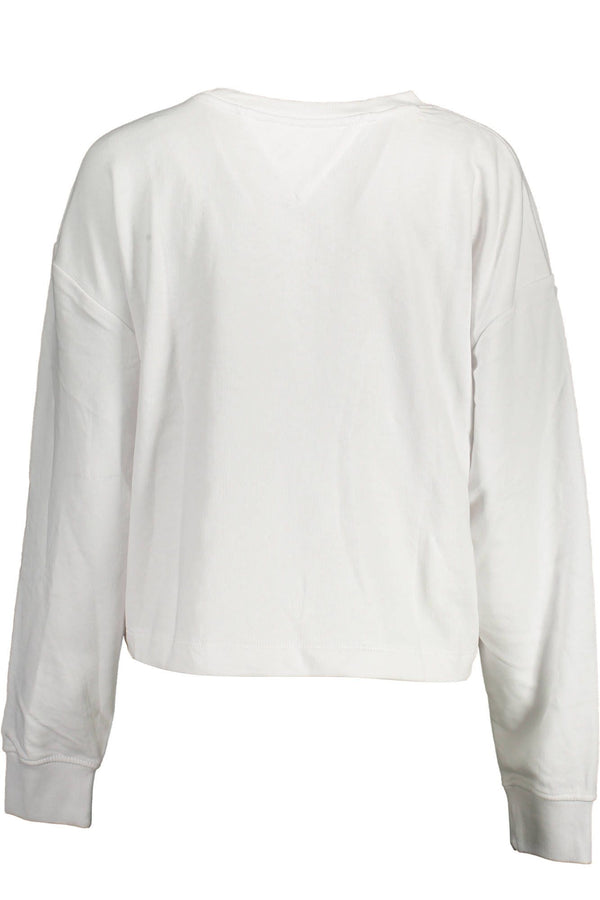 Maglione da donna in cotone bianco