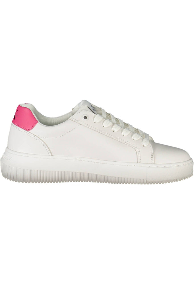 Sneaker donna in pelle bianca