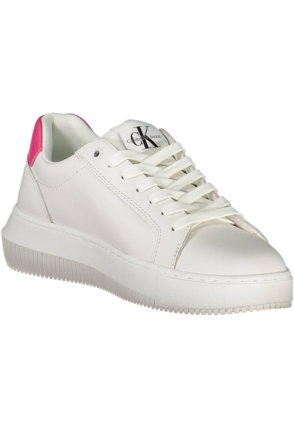 Sneaker donna in pelle bianca