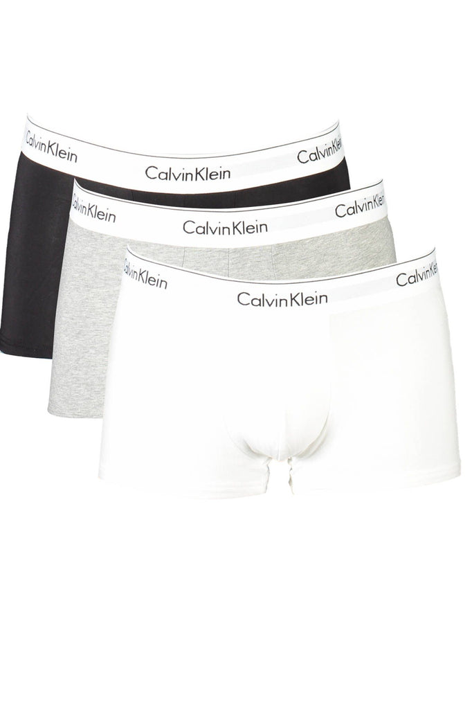 "Gray Cotton Men Boxer Trunk Trio Pack"