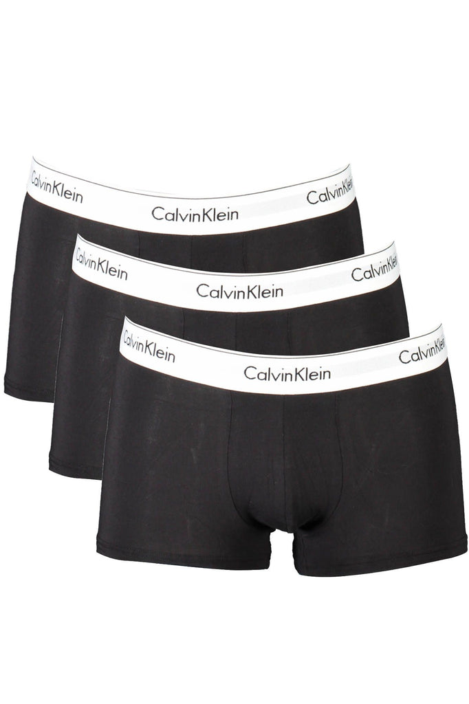 "Black Cotton Men Boxer Pack"