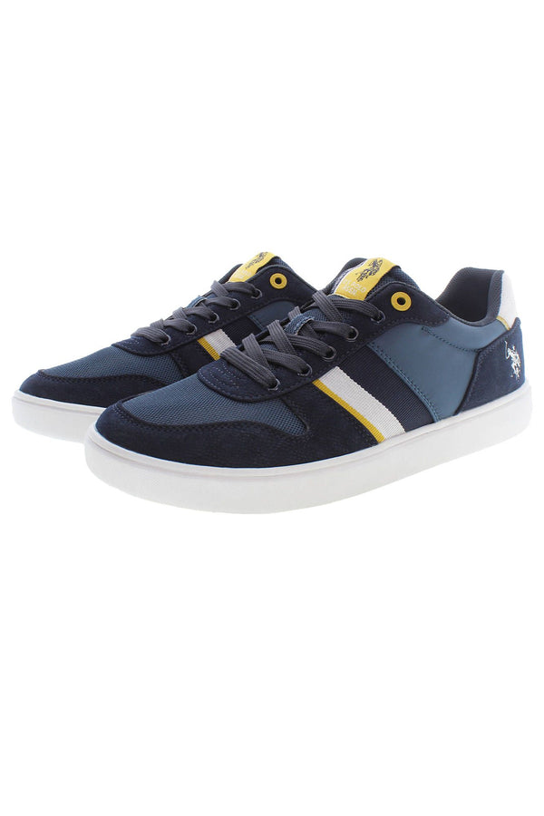 Sneaker uomo in poliestere blu