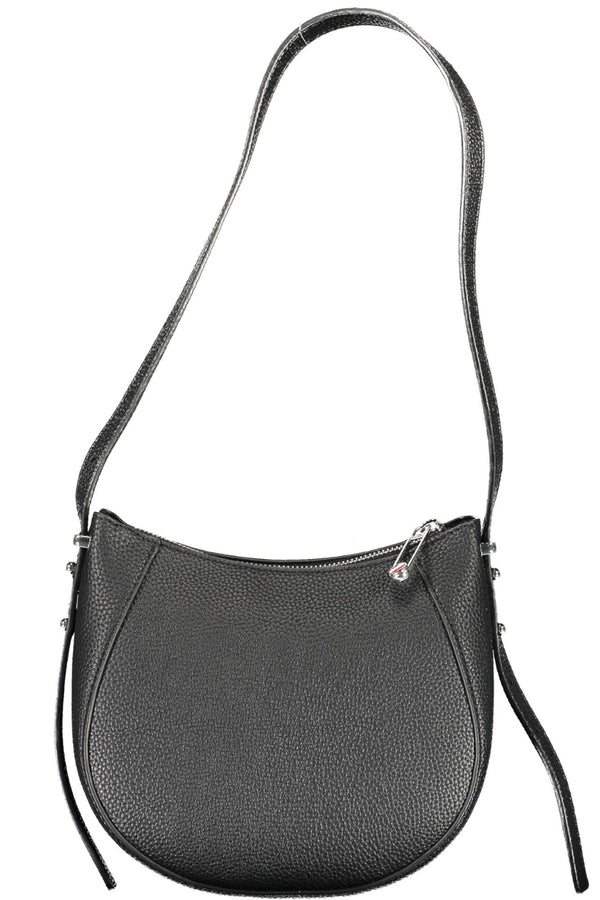 Black Polyethylene Women Handbag